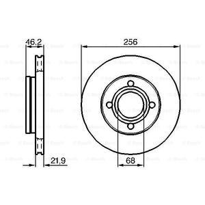 0 986 478 018
BOSCH
Tarcza hamulcowa
