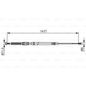 1 987 482 583
BOSCH
Cięgło, hamulec postojowy
