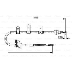 1 987 482 098
BOSCH
Cięgło, hamulec postojowy
