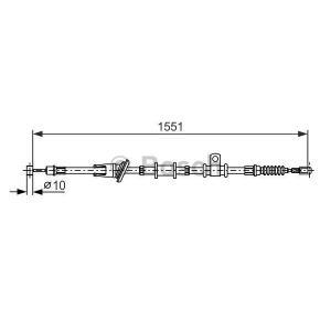 1 987 482 400
BOSCH
Cięgło, hamulec postojowy
