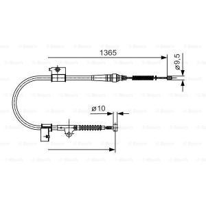 1 987 482 048
BOSCH
Cięgło, hamulec postojowy
