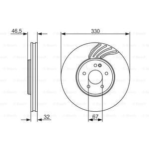 0 986 479 719
BOSCH
Tarcza hamulcowa
