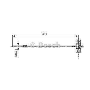 1 987 477 658
BOSCH
Cięgło, hamulec postojowy
