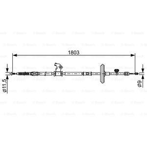 1 987 482 508
BOSCH
Cięgło, hamulec postojowy
