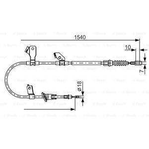 1 987 482 271
BOSCH
Cięgło, hamulec postojowy
