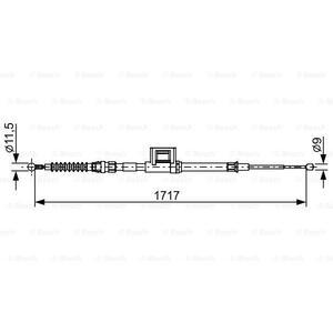 1 987 482 644
BOSCH
Cięgło, hamulec postojowy
