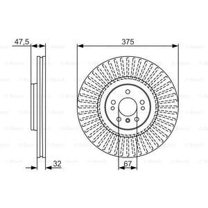 0 986 479 A26
BOSCH
Tarcza hamulcowa
