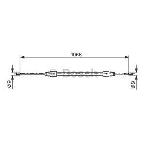 1 987 477 692
BOSCH
Cięgło, hamulec postojowy
