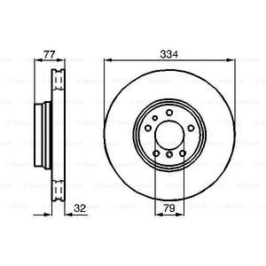 0 986 478 623
BOSCH
Tarcza hamulcowa
