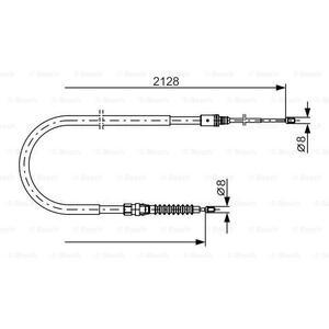 1 987 482 324
BOSCH
Cięgło, hamulec postojowy
