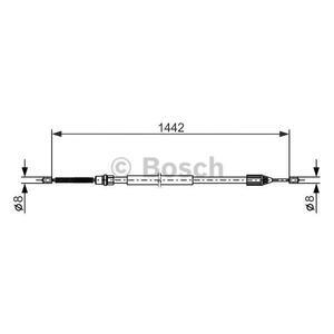 1 987 477 643
BOSCH
Cięgło, hamulec postojowy
