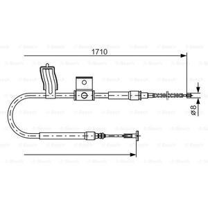 1 987 477 829
BOSCH
Cięgło, hamulec postojowy
