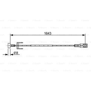 1 987 482 634
BOSCH
Cięgło, hamulec postojowy
