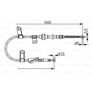 1 987 482 119
BOSCH
Cięgło, hamulec postojowy
