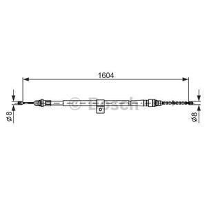 1 987 477 980
BOSCH
Cięgło, hamulec postojowy
