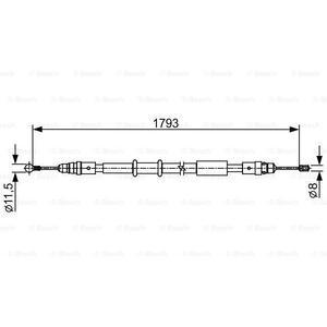 1 987 482 550
BOSCH
Cięgło, hamulec postojowy
