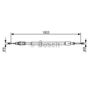 1 987 482 317
BOSCH
Cięgło, hamulec postojowy
