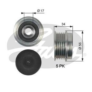 OAP7127
GATES
Alternator - sprzęgło jednokierunkowe
