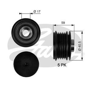 OAP7107
GATES
Alternator - sprzęgło jednokierunkowe
