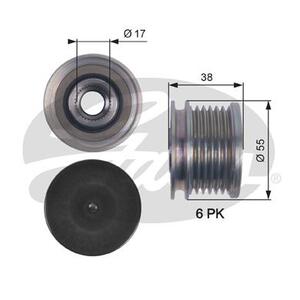 OAP7124
GATES
Alternator - sprzęgło jednokierunkowe
