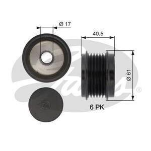 OAP7103
GATES
Alternator - sprzęgło jednokierunkowe
