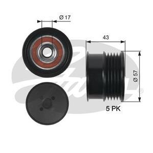 OAP7088
GATES
Alternator - sprzęgło jednokierunkowe
