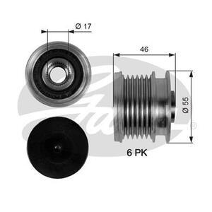 OAP7092
GATES
Alternator - sprzęgło jednokierunkowe
