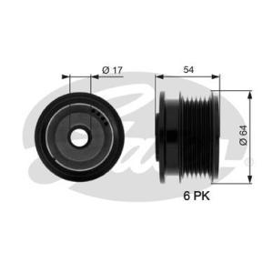 OAP7083
GATES
Alternator - sprzęgło jednokierunkowe
