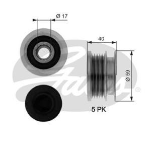 OAP7074
GATES
Alternator - sprzęgło jednokierunkowe
