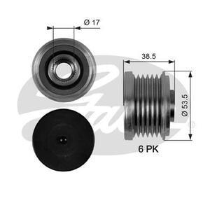 OAP7055
GATES
Alternator - sprzęgło jednokierunkowe
