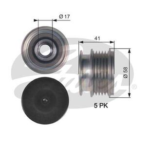 OAP7126
GATES
Alternator - sprzęgło jednokierunkowe
