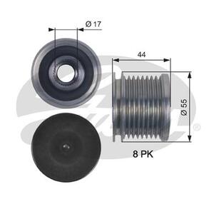 OAP7120
GATES
Alternator - sprzęgło jednokierunkowe
