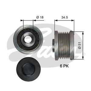 OAP7218
GATES
Alternator - sprzęgło jednokierunkowe
