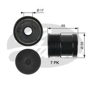 OAP7069
GATES
Alternator - sprzęgło jednokierunkowe
