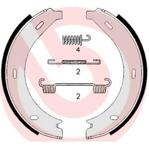 S 50 517
BREMBO
Zestaw szczęk hamulcowych, hamulec postojowy
