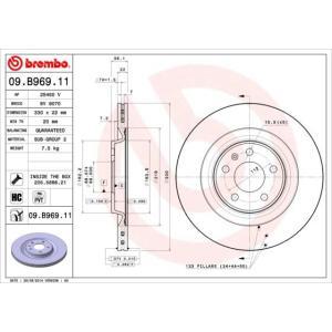 09.B969.11
BREMBO
Tarcza hamulcowa
