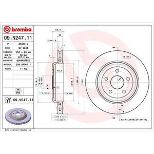 09.N247.11
BREMBO
Tarcza hamulcowa
