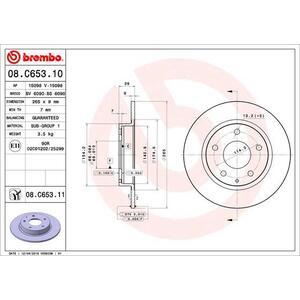 08.C653.11
BREMBO
Tarcza hamulcowa
