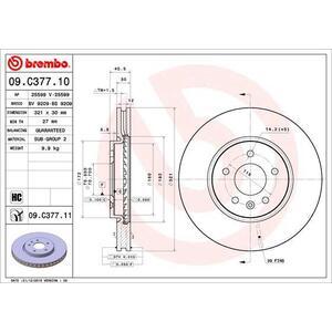 09.C377.11
BREMBO
Tarcza hamulcowa
