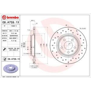 08.A759.1X
BREMBO
Tarcza hamulcowa
