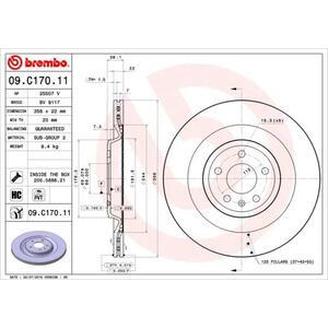 09.C170.11
BREMBO
Tarcza hamulcowa
