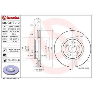 09.C313.11
BREMBO
Tarcza hamulcowa
