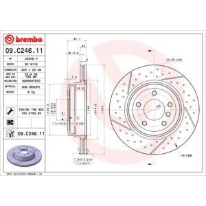 09.C246.11
BREMBO
Tarcza hamulcowa
