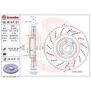 09.B747.51
BREMBO
Tarcza hamulcowa
