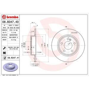 08.B347.41
BREMBO
Tarcza hamulcowa
