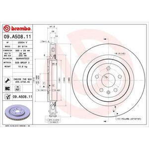 09.A508.11
BREMBO
Tarcza hamulcowa
