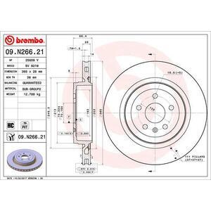 09.N266.21
BREMBO
Tarcza hamulcowa
