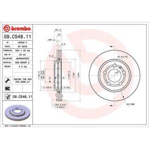 09.C548.11
BREMBO
Tarcza hamulcowa
