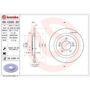 08.C250.21
BREMBO
Tarcza hamulcowa
