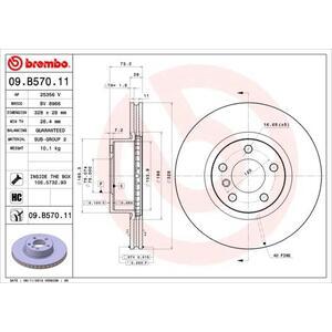 09.B570.11
BREMBO
Tarcza hamulcowa
